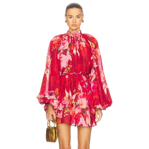 HEMANT & NANDITA Dresses & Skirts - Hemant and Nandita Tuhi belt short linen blend dress NWT